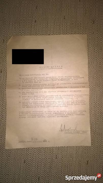 Mundur ORMO NOWY 1979 lubelskie Lublin