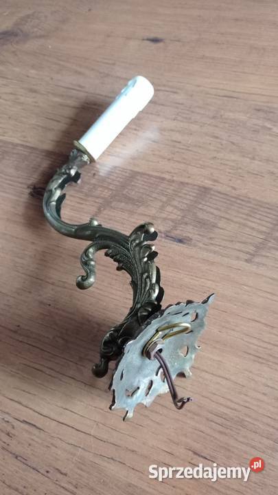 Stare mosiężne kinkiety Włocławek sprzedam