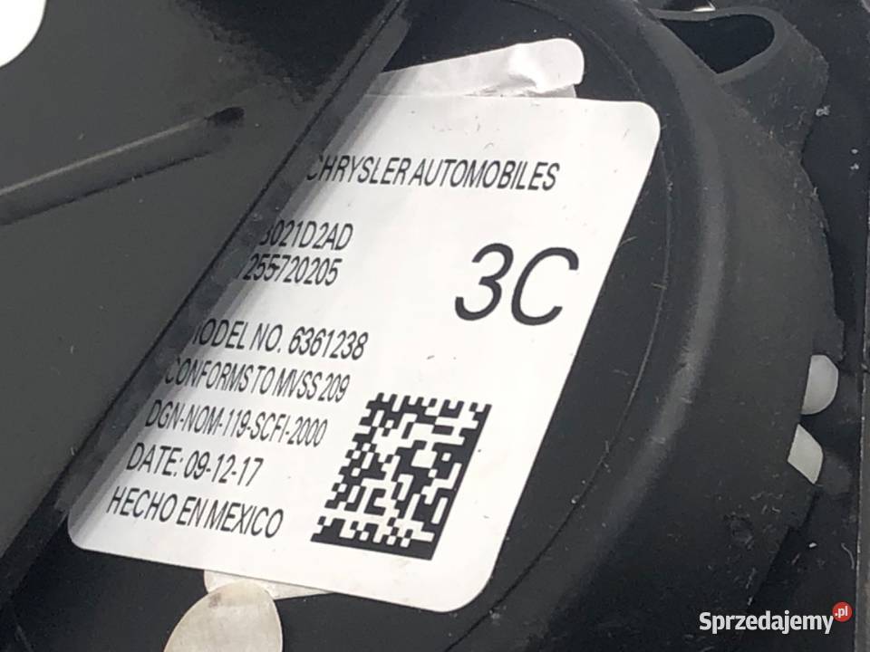 PAS BEZPIECZEŃSTWA TYŁ ŚRODKOWY TRZECI RZĄD podkarpackie