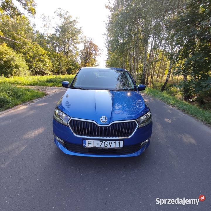 SKODA FABIA 10TSI 95 18200 PRZEBIEGU NOWA SALON kamera cofania Łódź