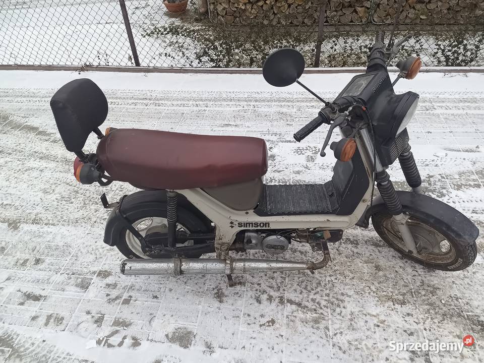 Simson skuter SR50 zarejestrowany ubezpieczony motorower Simson Zduńska Wola