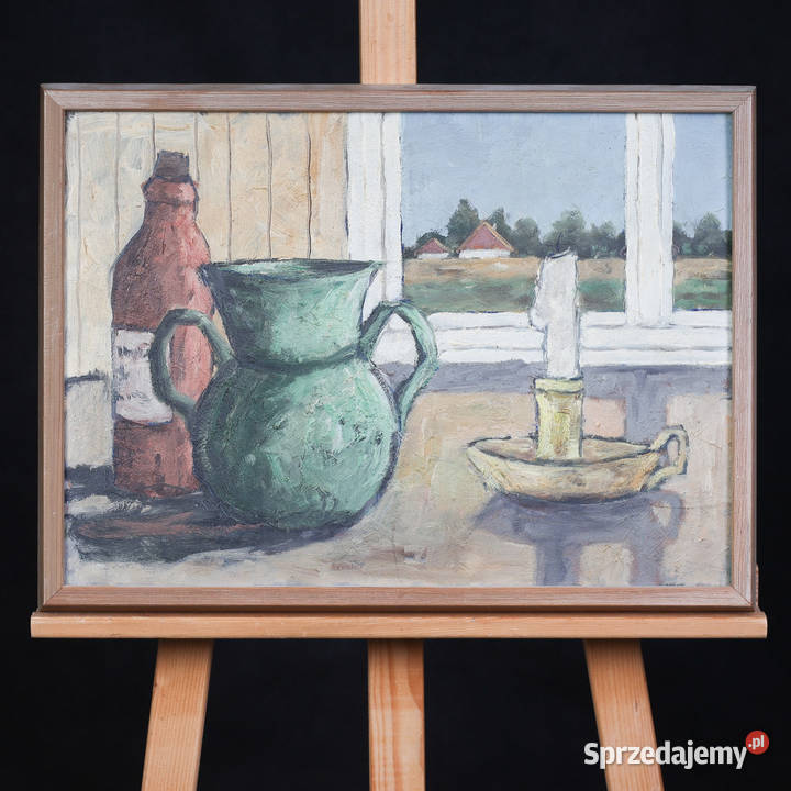 ARTexpert Obraz olejny na płycie martwa natura Dobrzany