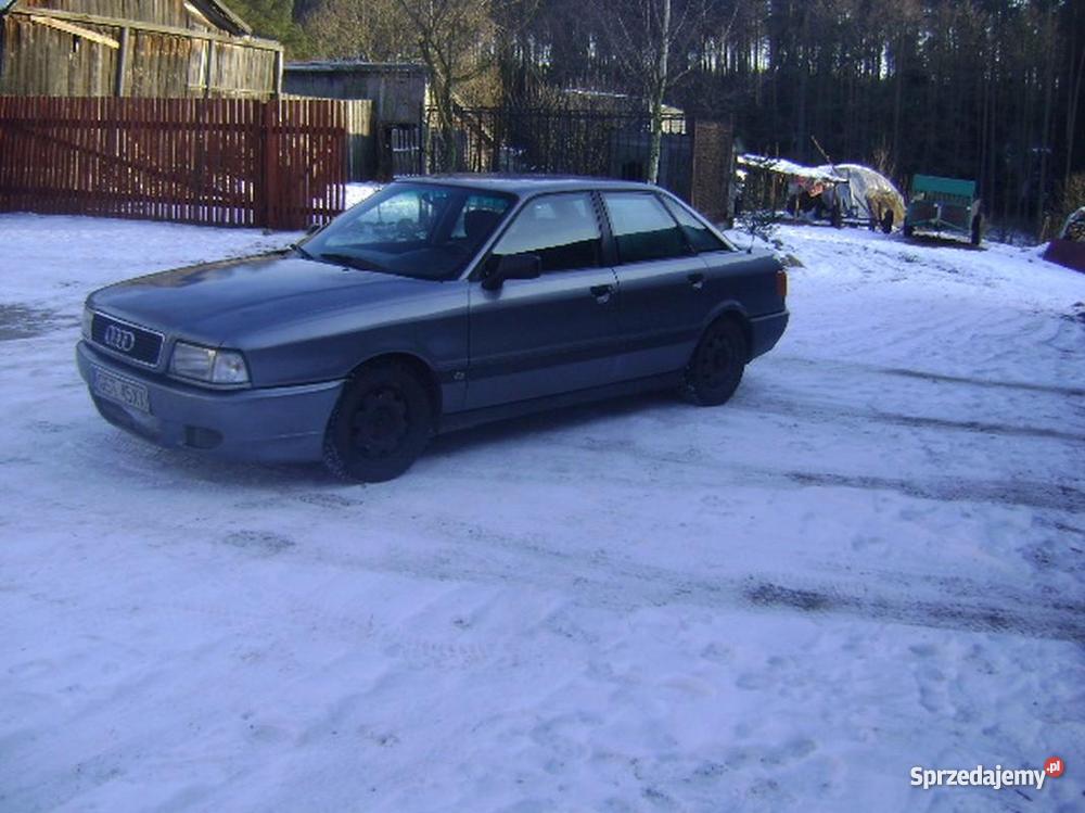 Audi 80 srebrny