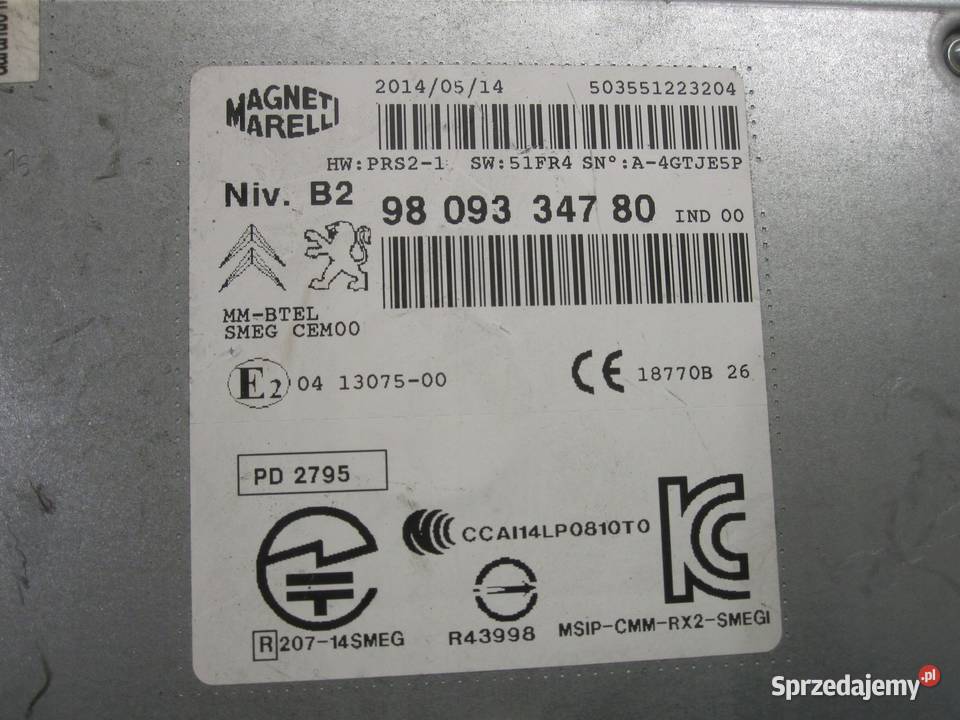 C4 GRAND PICASSO II 15r radio CD 9809334780 świętokrzyskie sprzedam