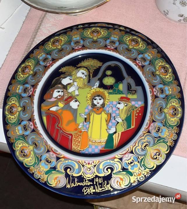 Patera Wiinblad Rosenthal Boże Narodzenie 1976 Antyki, Sztuka, Kolekcje Gdańsk