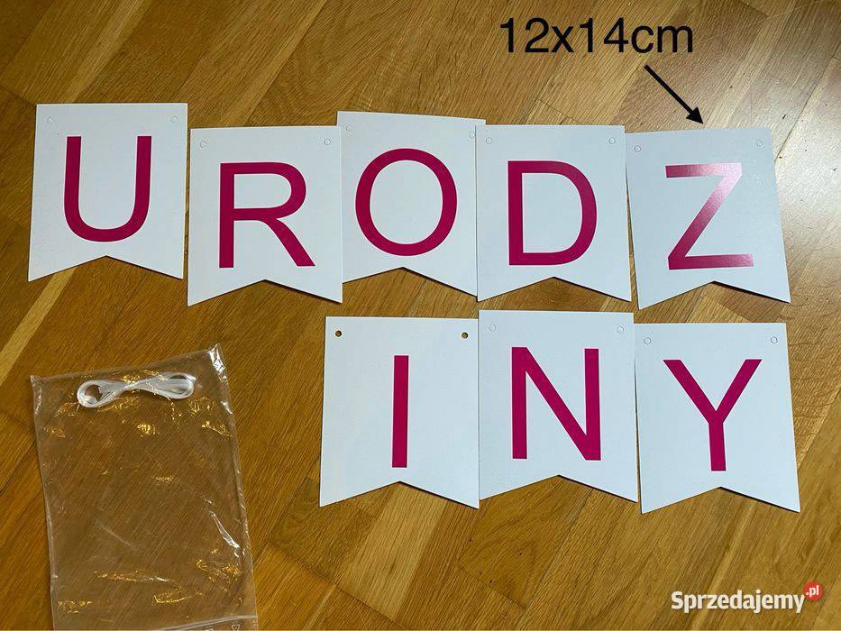 Papierowe baner Urodzinowy Papierowe baner małopolskie Kraków