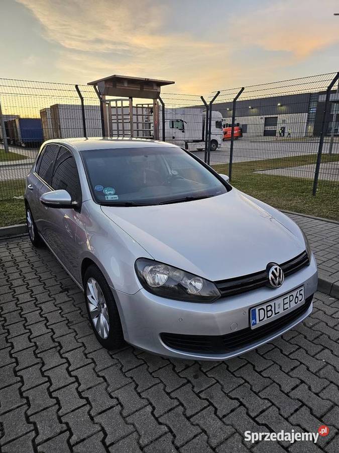 VW GOLF 6 20 110 5 BIEGÓW HISTORIA CEPIK ŁADNY isofix Lubin