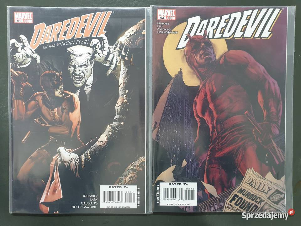Daredevil zestaw 9 komiksów Marvel USA Amerykańskie Gdynia