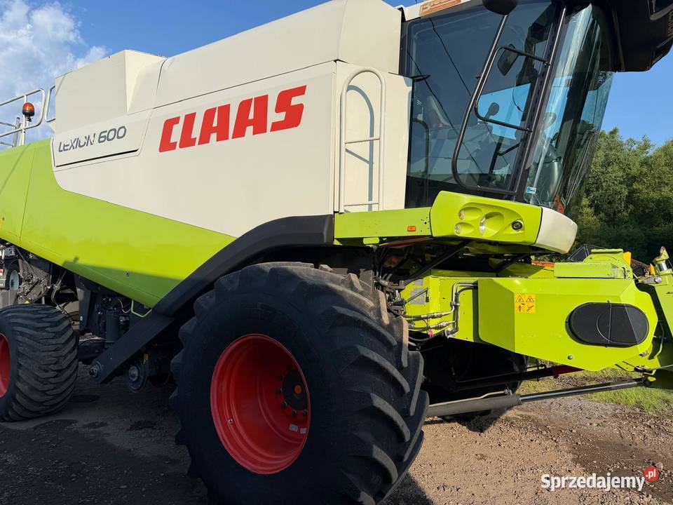 Kombajn zbożowy Claas Lexion 600 2008 heder V900 dolnośląskie Nowa Ruda