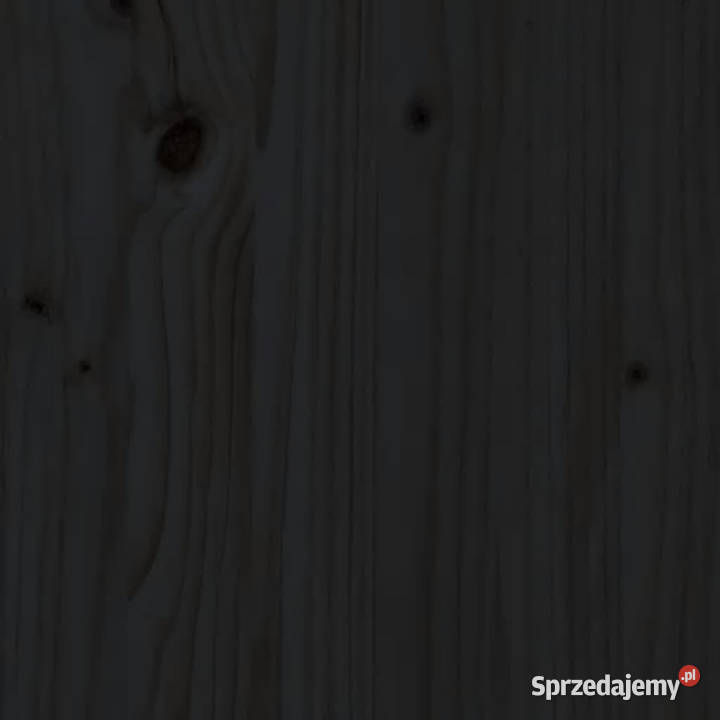 Szafki nocne 2 czarne 795x38x655 drewno sosnowe mazowieckie Warszawa