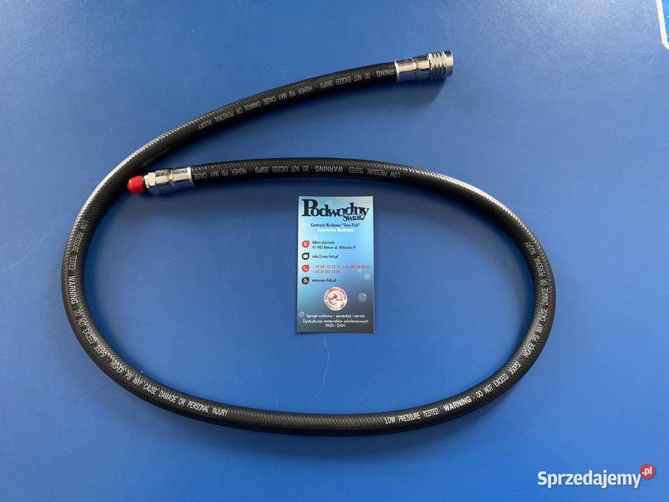 Wąż LP do automatuoctopusa gumowy czarny 90 Bytom