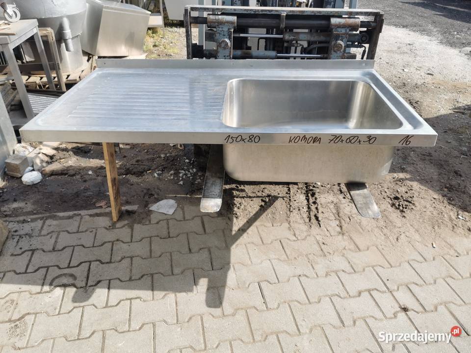 Zlew wiszący 150x80 kom 70x60x30 16 Krotoszyn