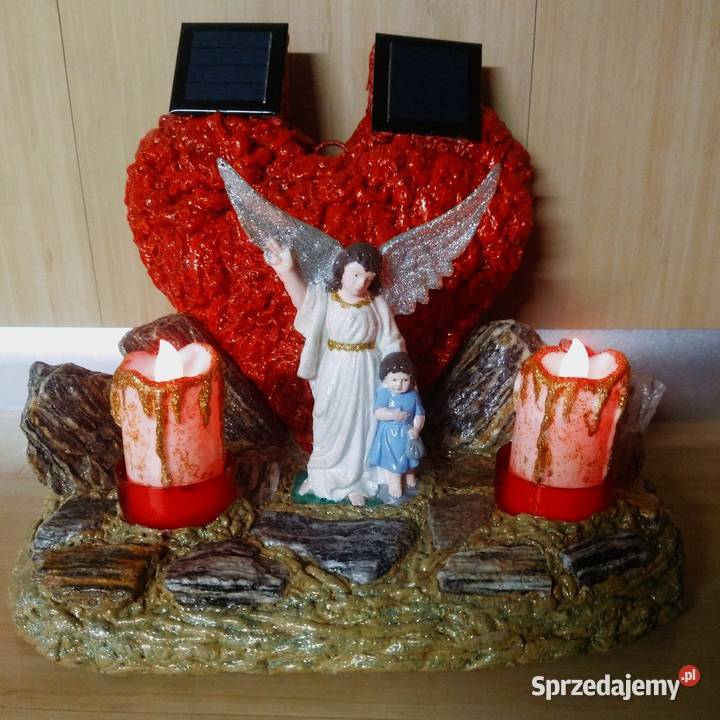 Aniołek w sercu 3D Solar Rękodzieło