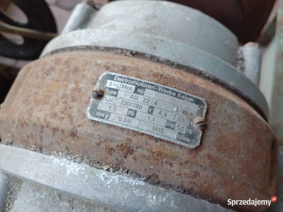 Sprężarka agregatu chłodniczego BITZER silnik nieuszkodzony Witkowo sprzedam