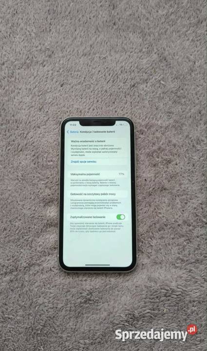 iPhone 11 64GB 100 sprawny bateria 77 super Leszno