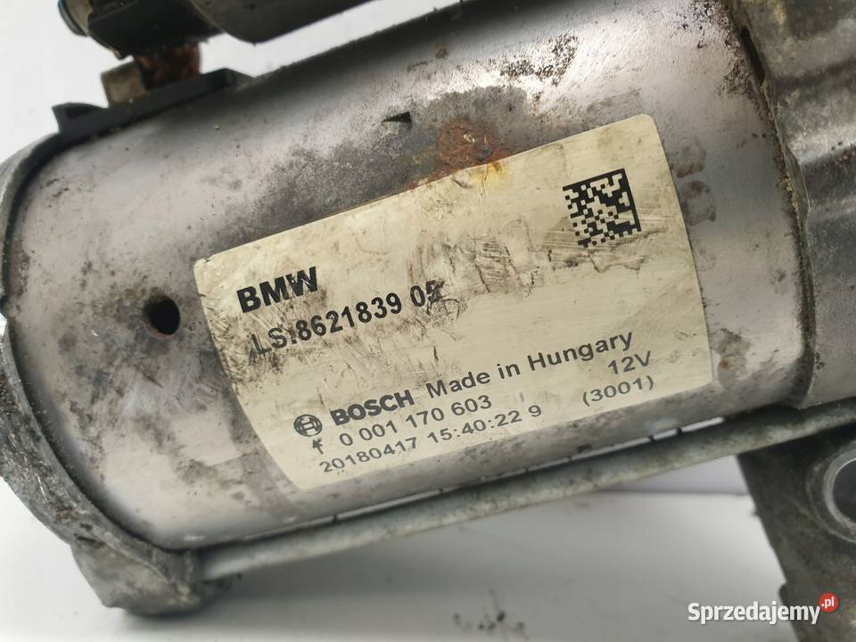 ROZRUSZNIK BMW F30 20 i ROZRUSZNIK bosch Układ elektryczny silnika Chełm sprzedam