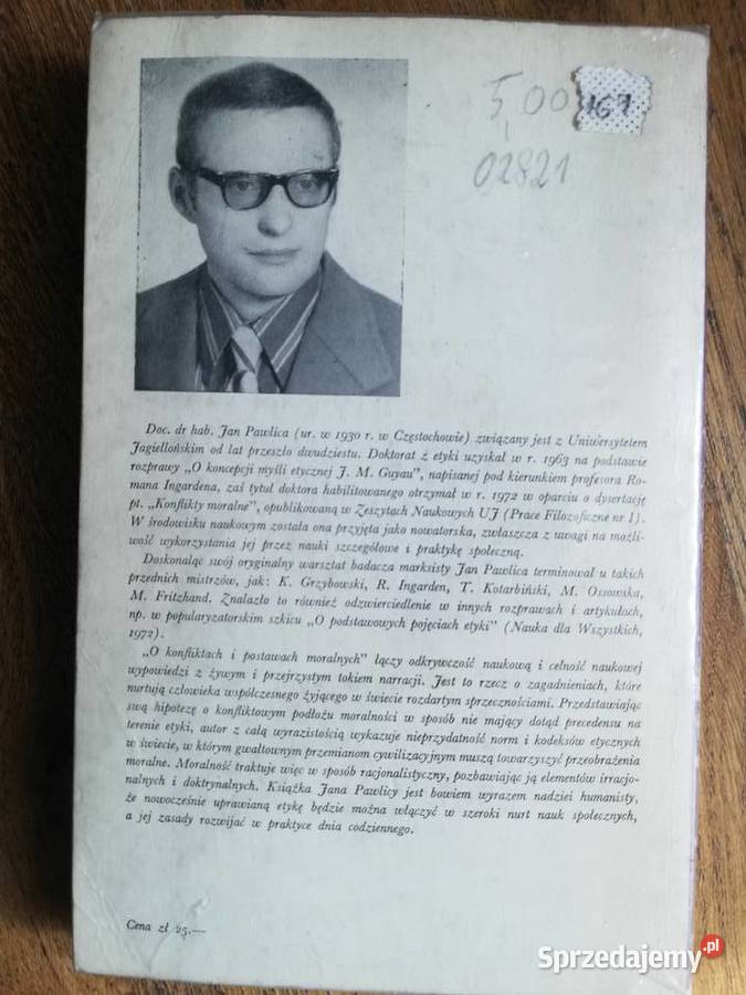 O konfliktach i postawach moralnych Jan Pawlica miękka małopolskie Kraków sprzedam