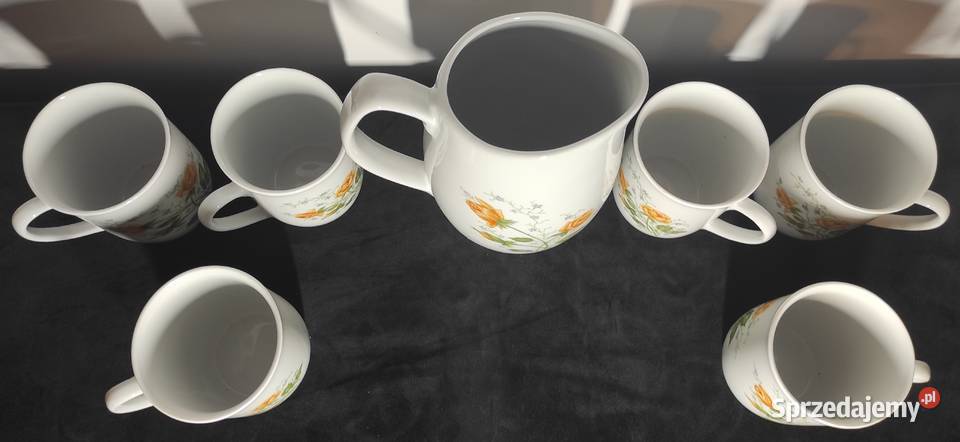 Unikat Porcelana Chodzież Made in Poland Dzbanek mazowieckie Warszawa