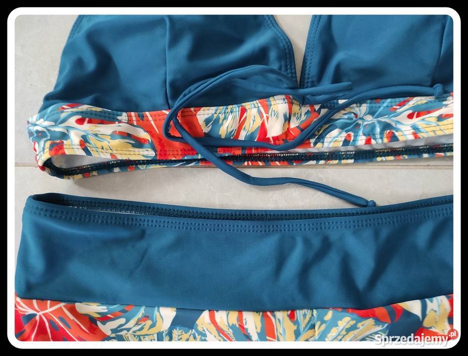 Strój kąpielowy dwuczęściowy wysoki stan XL 42 dwuczęściowe mazowieckie Płock