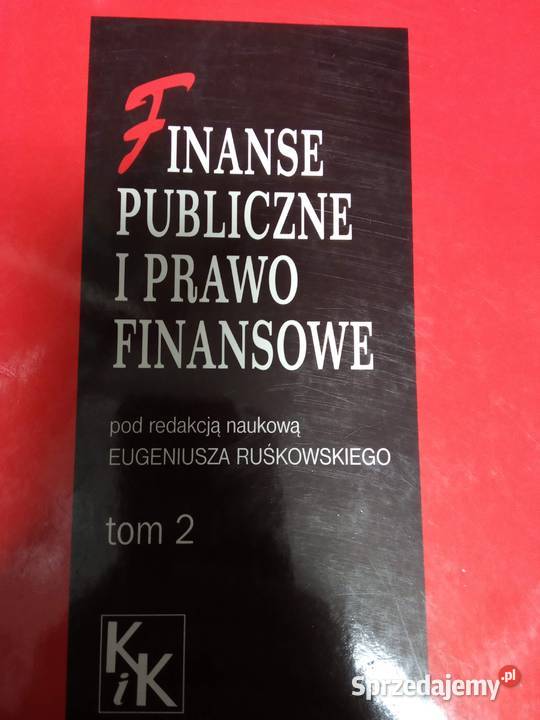 Finanse publiczne i prawo finansowe ekonomiczne Warszawa