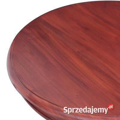 Stolik boczny brązowy 50 x 50 x 65 lite drewno Warszawa