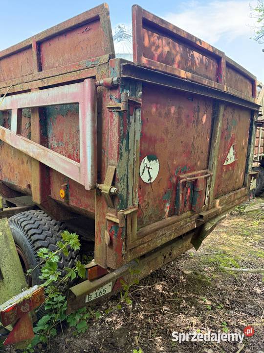 Mulda tandem wywrot skorupa BELARUS TIP 14B Przyczepy rolnicze kujawsko-pomorskie Prądocin
