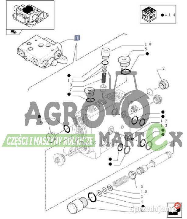 87730706 5192184 ZAWÓR HYDR T6 CNH Wichrów