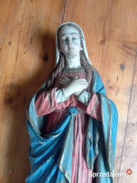 Stara figura drewniana Gdów