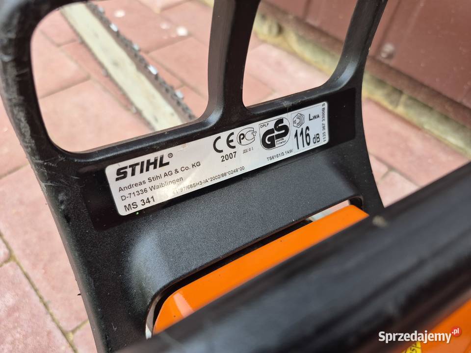 Pilarka piła spalinowa STIHL MS 341 Piły łańcuchowe