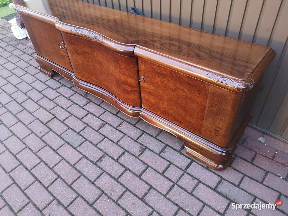 Komoda ARTDECO Orzech Niska RTV Unikat 203 Stara wielkopolskie