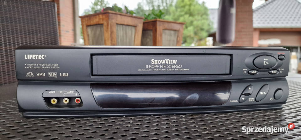 Video magnetowid Lifetec LT8950 6 head VHS sprzedam
