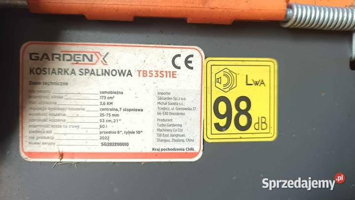 Kosiarka spalinowa z rozrusznikiem
