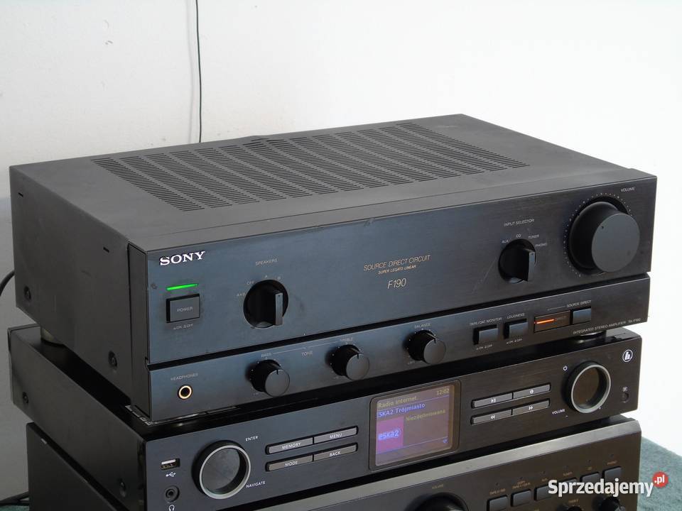 Wzmacniacz Sony TAF190 sprawny DOSTAWA Wzmacniacze i pokrewne Jasło