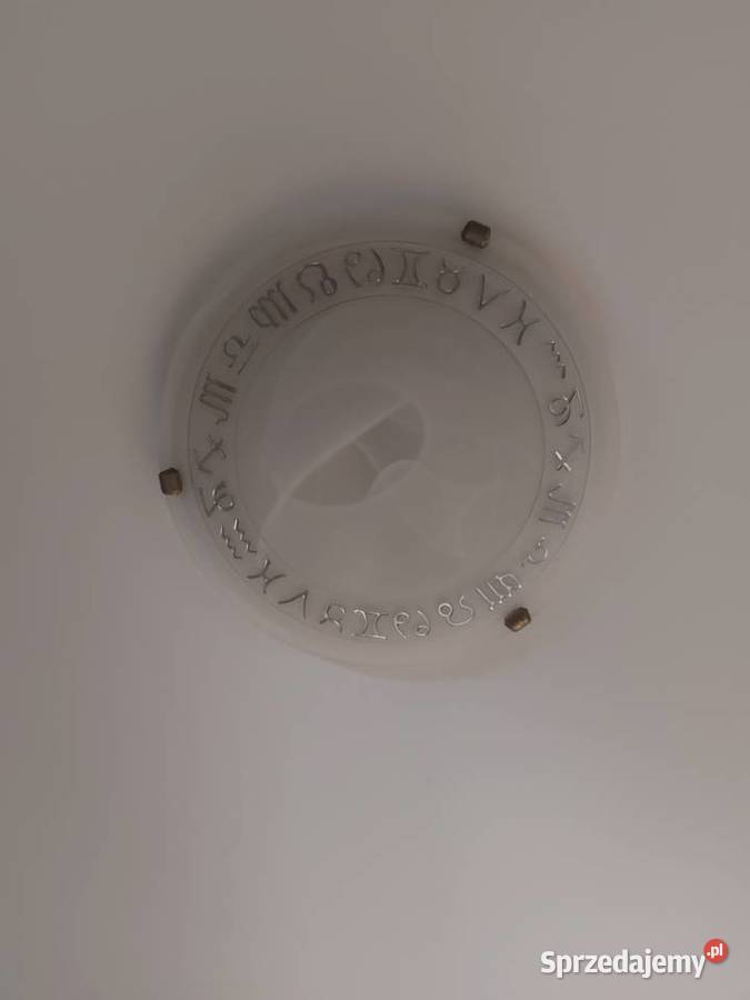 Lampa plafon kolor biały mleczny małopolskie Olkusz