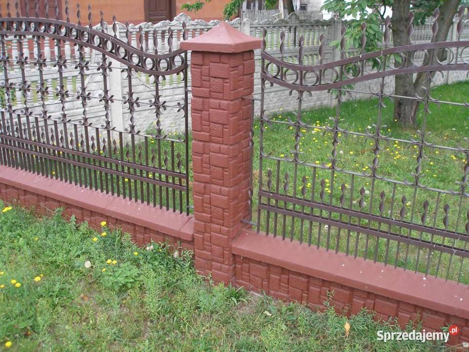 Formy do ogrodzeń betonowych dużo wzorów używane lubelskie Łuków