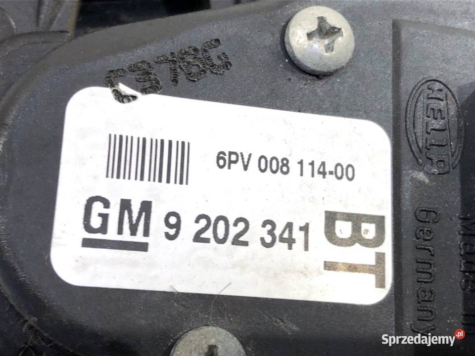 POTENCJOMETR GAZU OPEL ZAFIRA B 9202341 19 120