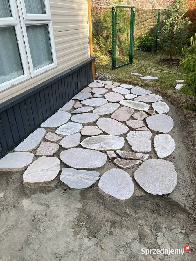 Kamień polny cięty PŁYTKI KOSTKA na taras Leszno sprzedam