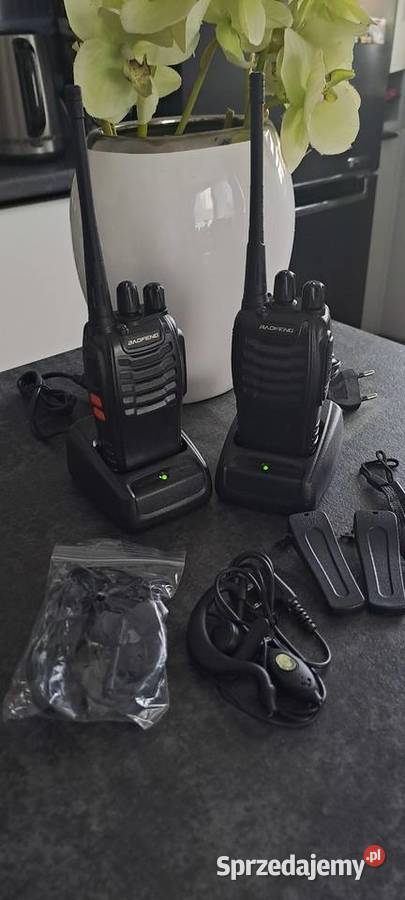 Krótkofalówki Walkietalkie Baofeng 2 słuchawki mazowieckie Ząbki