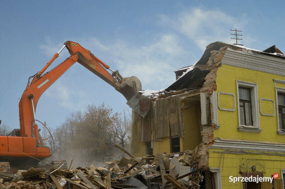 Wyburzenia Rozbiórki domów kamienic budynków hal