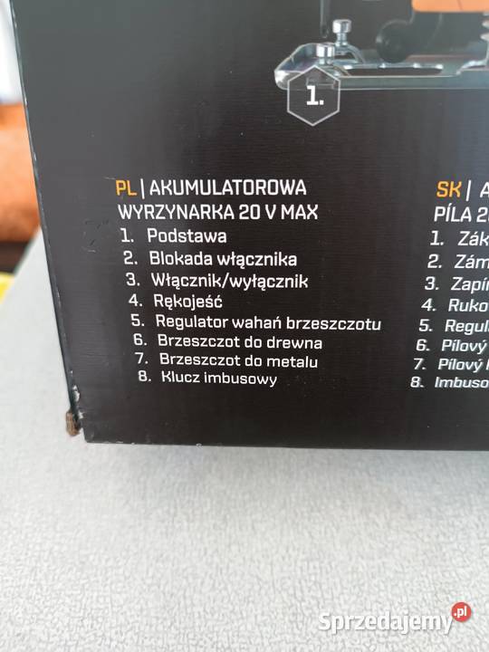 Wyrzynarka akumulatorowa Niteo 20V walizka Kędzierzyn-Koźle