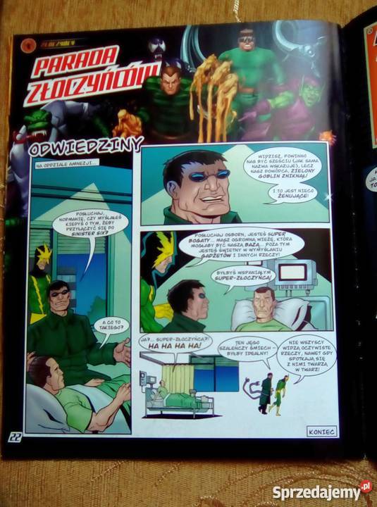 SPIDERMAN BOHATEROWIE I ZŁOCZYŃCY 9 Piszczac