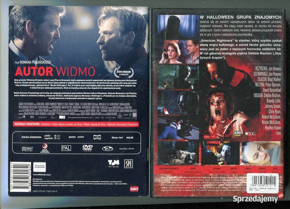 Autor Widmo American Nightmare 2 Filmy DVD sprzedam