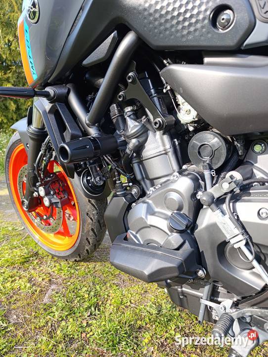 Yamaha MT07 2021 Akrapovic quickshifter Lublin sprzedam