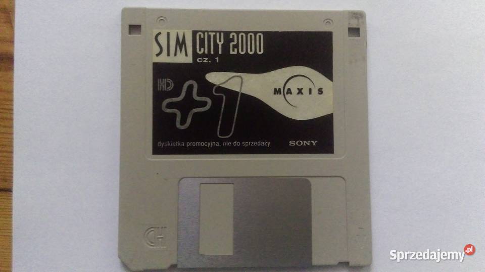 Sim City 2000 dyskietka promocyjna nie do