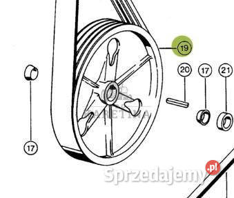 Claas Dominator 96 Koło Pasowe Młocarni 4 wielkopolskie Jastrzębniki