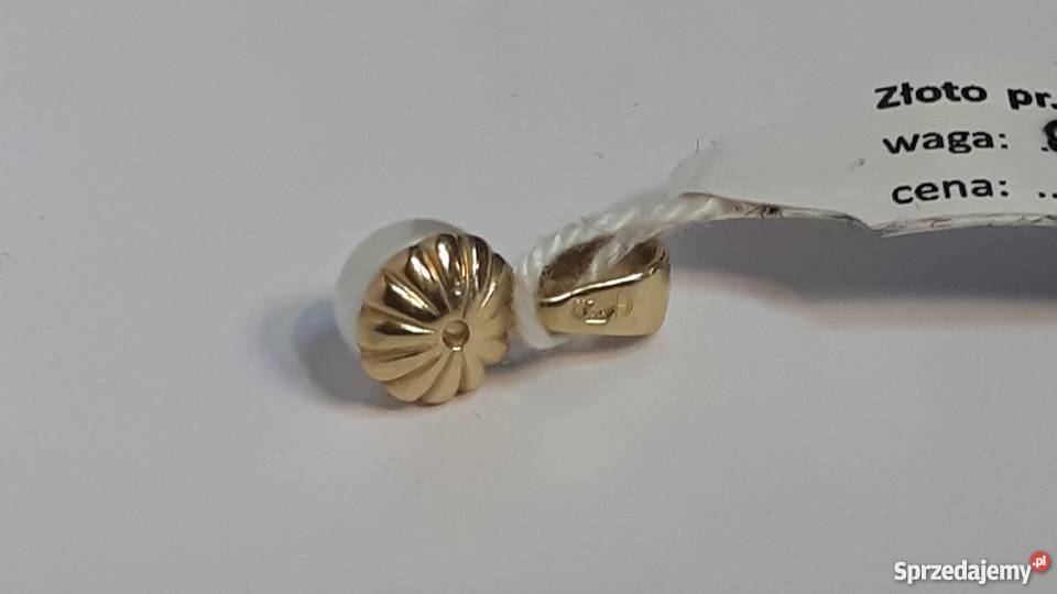 Złoty Wisiorek Zawieszka Perła PR 585 Gliwice sprzedam