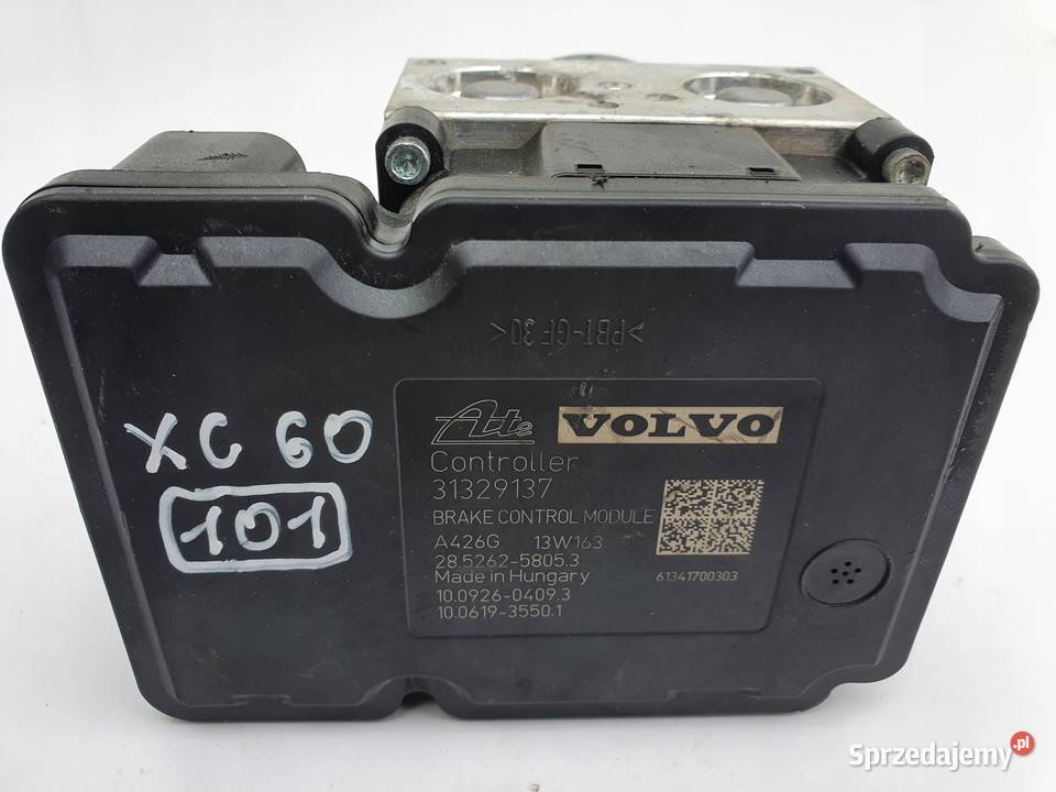 Volvo XC60 POMPA ABS Sterownik 31329137 Pompy hamulcowe Chełm