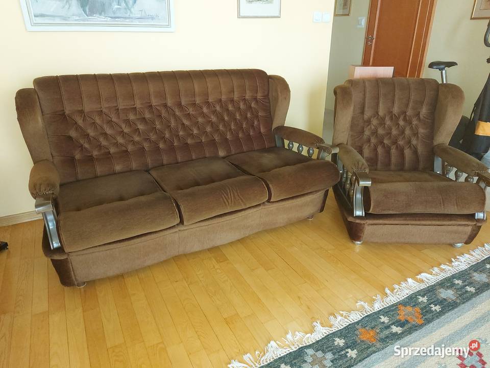 sprzedam komplet kanapa z fotelem mazowieckie
