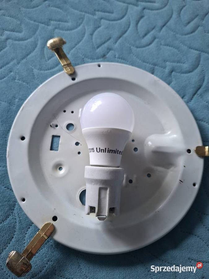Plafon sufitowy z kloszem szklanym lampa Małkinia Górna