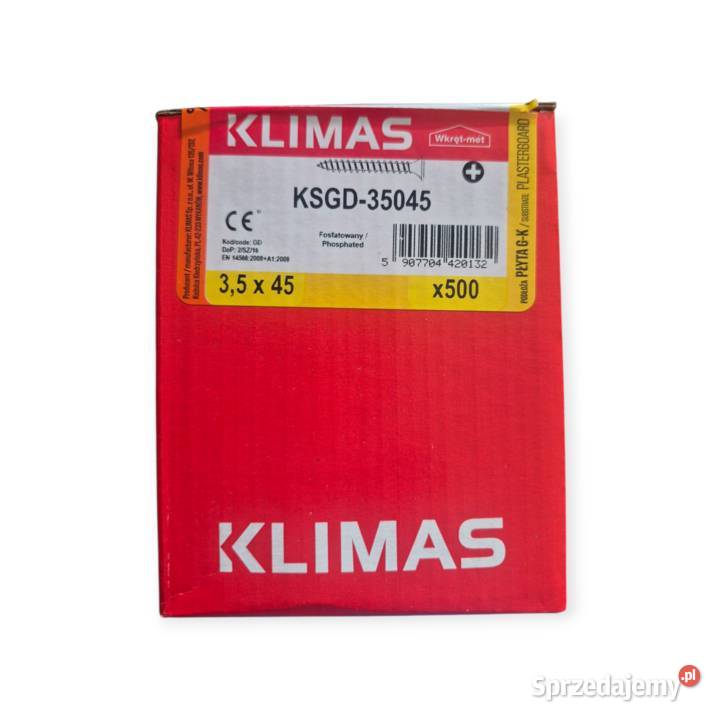 Wkręty do drewna do płyt GK WkrętMet 35 x 45 mm Zgierz